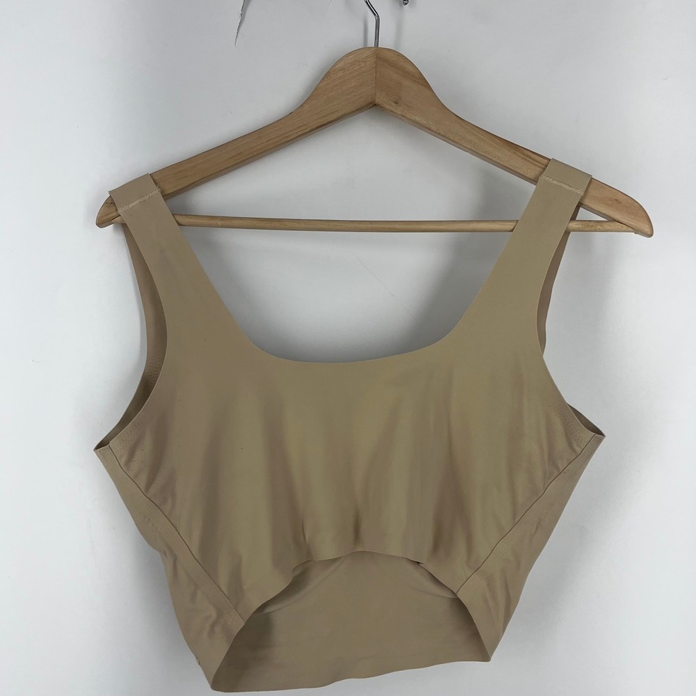 SKIMS Womens Seamless Scoop‎ Neck Bralette Sand Beige Wireless Bra - Picture 7 of 12